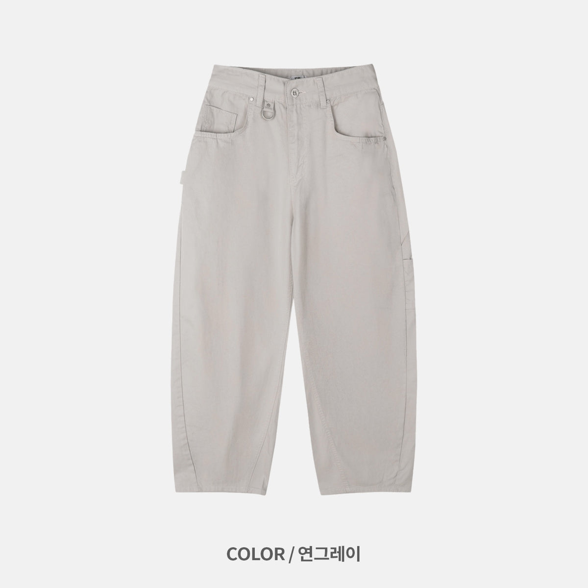 MAGNOLIA D-Ring Curved Balloon Fatigue Pants(L/GRAY(ライトグレー),GRAY BEIGE(グレーベージュ),KHAKI(カーキ),BROWN(ブラウン),NAVY(ネイビー),BLACK(ブラック)) 商品画像22/36