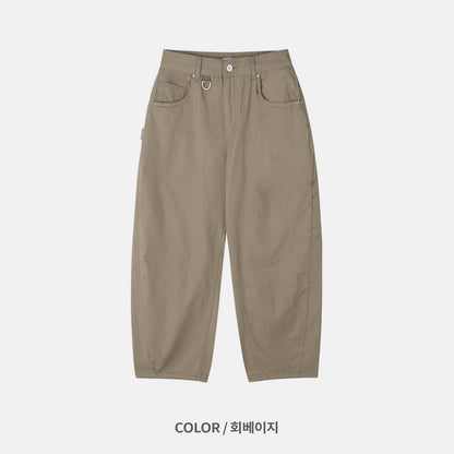 MAGNOLIA D-Ring Curved Balloon Fatigue Pants(L/GRAY(ライトグレー),GRAY BEIGE(グレーベージュ),KHAKI(カーキ),BROWN(ブラウン),NAVY(ネイビー),BLACK(ブラック)) 商品画像34/36