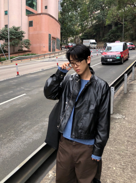MAGNOLIA Dear leather jacket(BROWN/ブラウン,BLACK/ブラック) 商品画像1/15