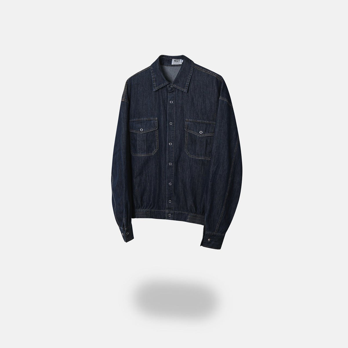 MAGNOLIA Denim Shirt Jacket(DARK BLUE, BLACK) 商品画像1/12