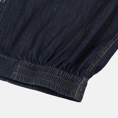 MAGNOLIA Denim Shirt Jacket(DARK BLUE, BLACK) 商品画像5/12