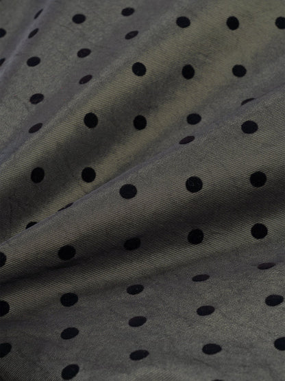 MAGNOLIA Dot Print Hooded Coach Jacket(OLIVE,WINE,BLACK) 商品画像11/11