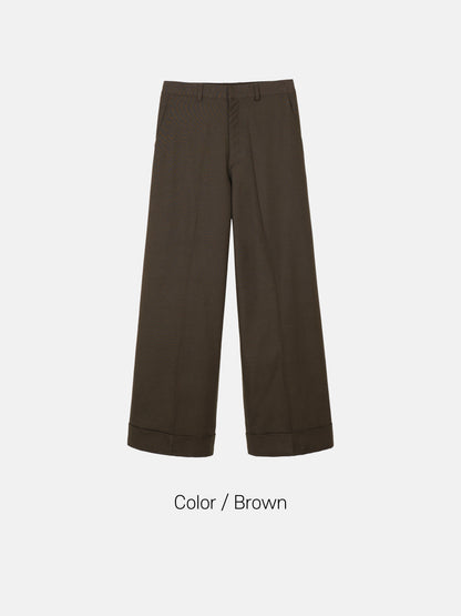 MAGNOLIA Double Breasted Wide Setup(KHAKI BROWN,BROWN,BLACK) 商品画像11/35