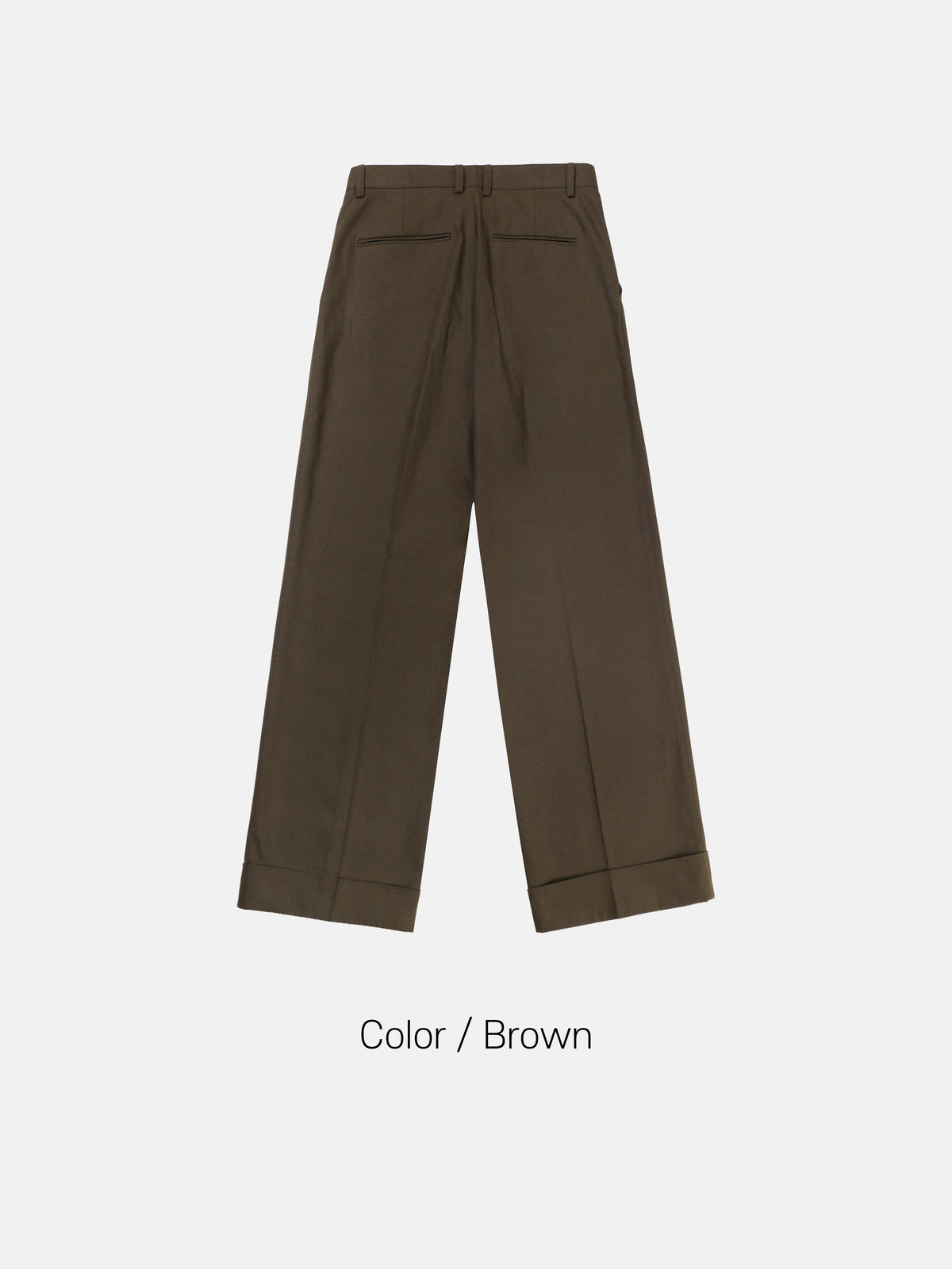 MAGNOLIA Double Breasted Wide Setup(KHAKI BROWN,BROWN,BLACK) 商品画像12/35