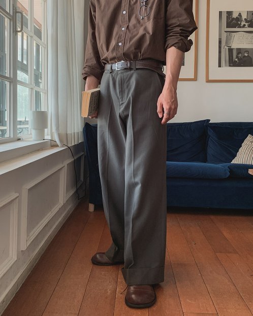 MAGNOLIA Double Breasted Wide Setup(KHAKI BROWN,BROWN,BLACK) 商品画像26/35