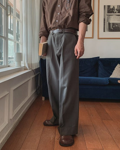 MAGNOLIA Double Breasted Wide Setup(KHAKI BROWN,BROWN,BLACK) 商品画像26/35