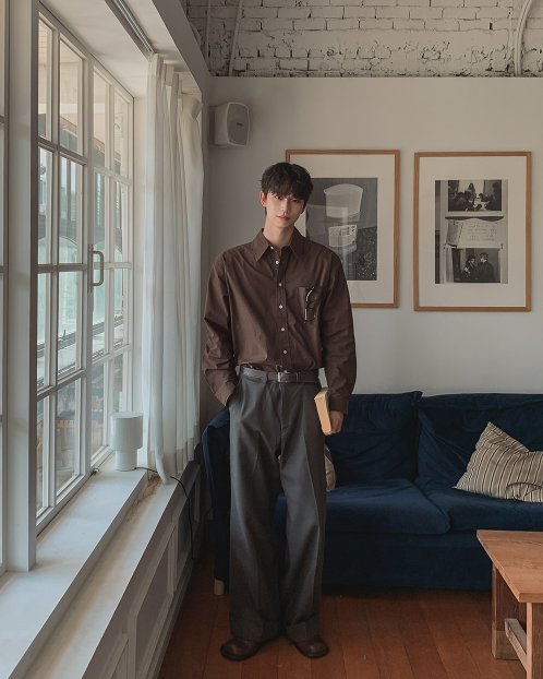 MAGNOLIA Double Breasted Wide Setup(KHAKI BROWN,BROWN,BLACK) 商品画像27/35