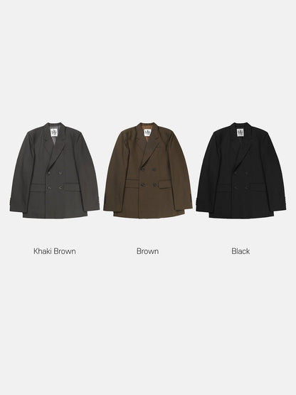 MAGNOLIA Double Breasted Wide Setup(KHAKI BROWN,BROWN,BLACK) 商品画像35/35