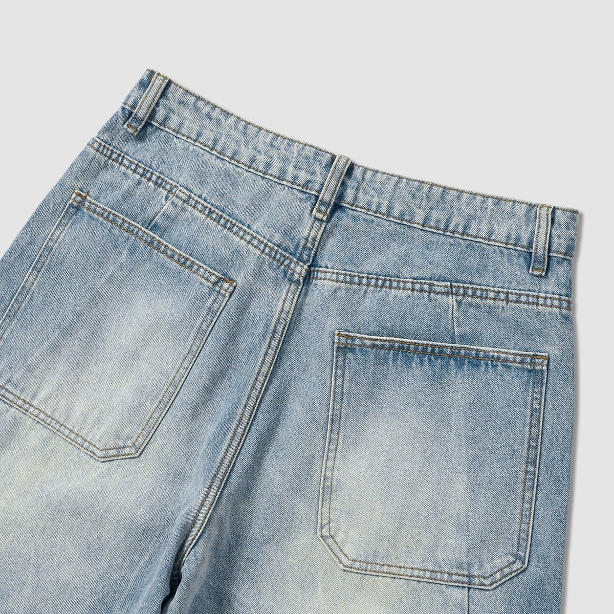 MAGNOLIA Edit Curved Cargo Denim Pants(LIGHT BLUE) 商品画像7/10