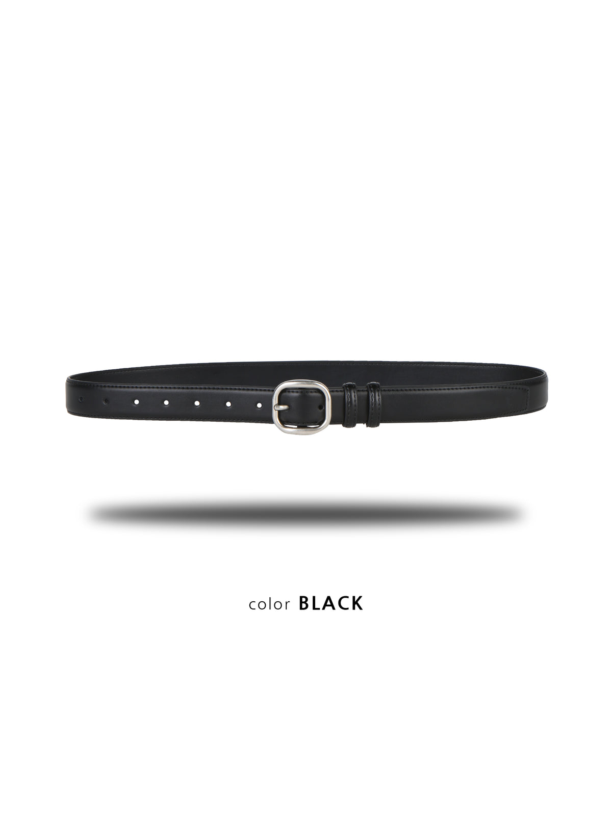 MAGNOLIA Essential Leather Belt(BLACK,DARK BROWN,BROWN) 商品画像5/8