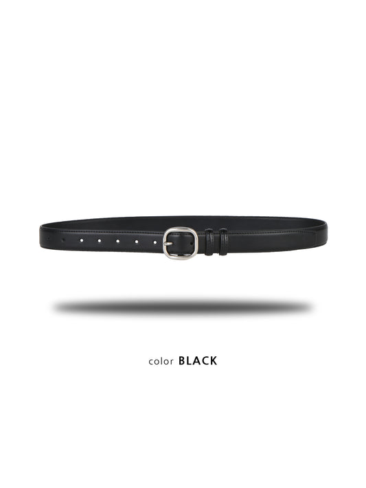 MAGNOLIA Essential Leather Belt(BLACK,DARK BROWN,BROWN) 商品画像5/8