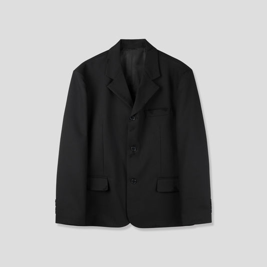 MAGNOLIA Essential Relaxed Tailored Blazer(BLACK) 商品画像2/3