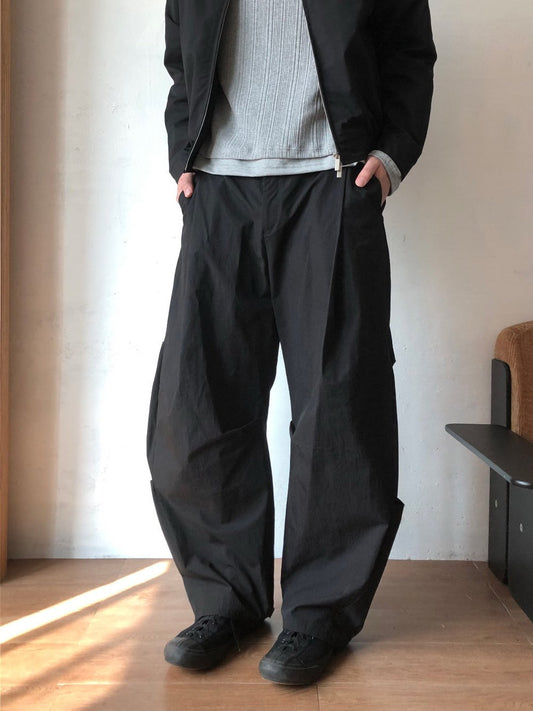 MAGNOLIA Euro Over Curved Pants(CHARCOAL,BROWN,BLACK) 商品画像1/23