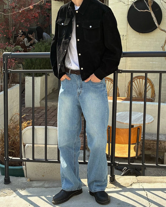 MAGNOLIA Even Suede Cropped Jacket(BLACK,BROWN,CAMEL) 商品画像4/13