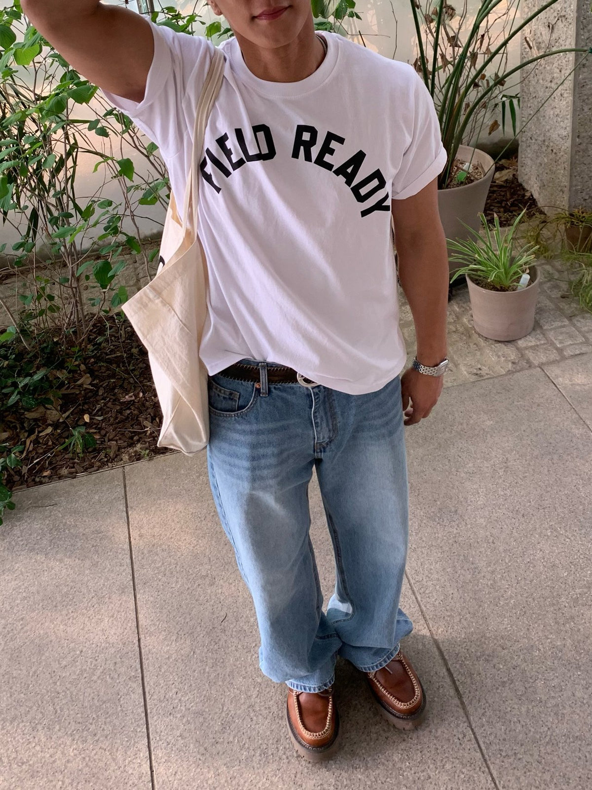 MAGNOLIA Field Ready T-Shirt(WHITE,GREEN,BROWN) 商品画像1/23