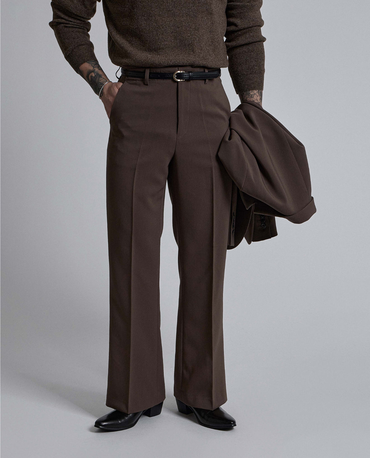 MAGNOLIA Flare Slacks 韓国メンズファッション 19