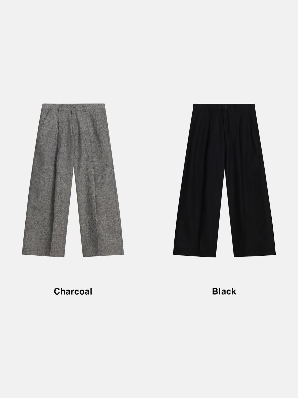 MAGNOLIA Flera Wool Wide Slacks(CHARCOAL,BLACK) 商品画像1/1