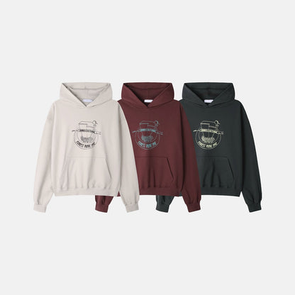 MAGNOLIA Forest Picnic Hoodie(GRAY BEIGE,BURGUNDY,CHARCOAL) 商品画像1/11