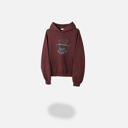 MAGNOLIA Forest Picnic Hoodie(GRAY BEIGE,BURGUNDY,CHARCOAL) 商品画像4/11