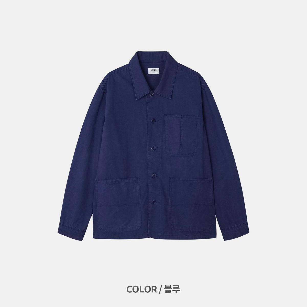 MAGNOLIA French Cotton Work Jacket(BLUE,BLACK) 商品画像2/9