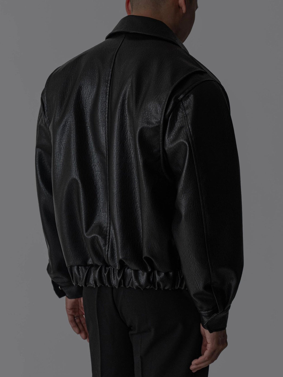 MAGNOLIA Fresh Faux Leather Jacket(BLACK, BROWN) 商品画像6/13
