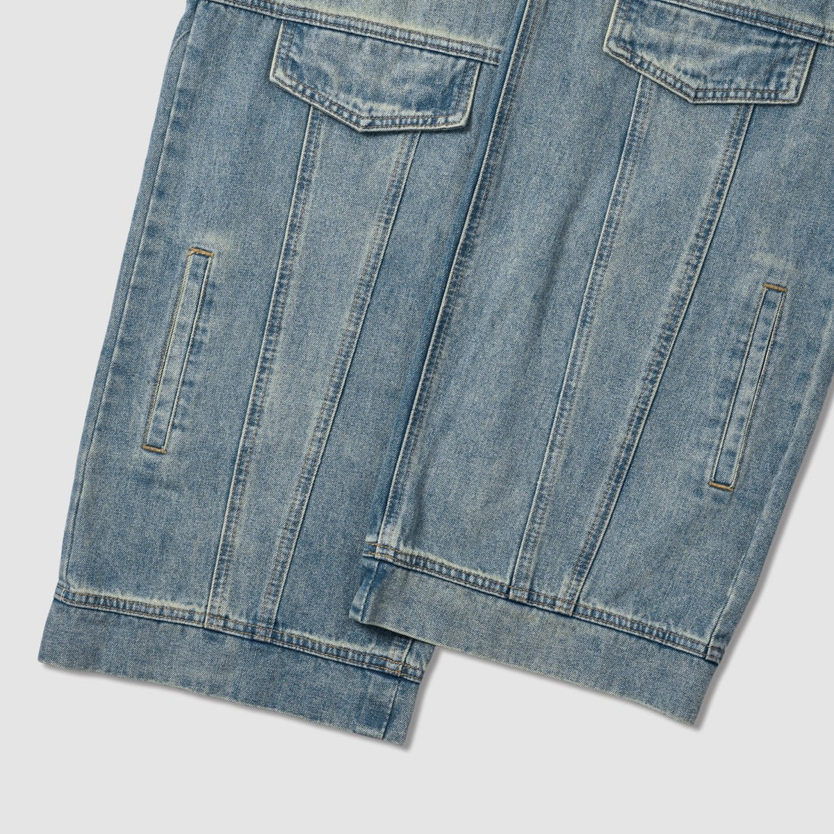 MAGNOLIA Front Pocket Wide Denim Pants(FADE BLUE) 商品画像5/9