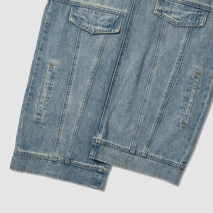 MAGNOLIA Front Pocket Wide Denim Pants(FADE BLUE) 商品画像5/9