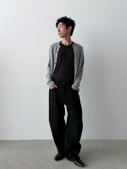 MAGNOLIA FW Side Tuck Wide Pants(WHITE,BEIGE,CHARCOAL,BLACK) 商品画像1/17