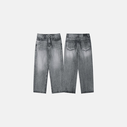 MAGNOLIA Gray Black Denim Pants(GRAY) 商品画像1/9