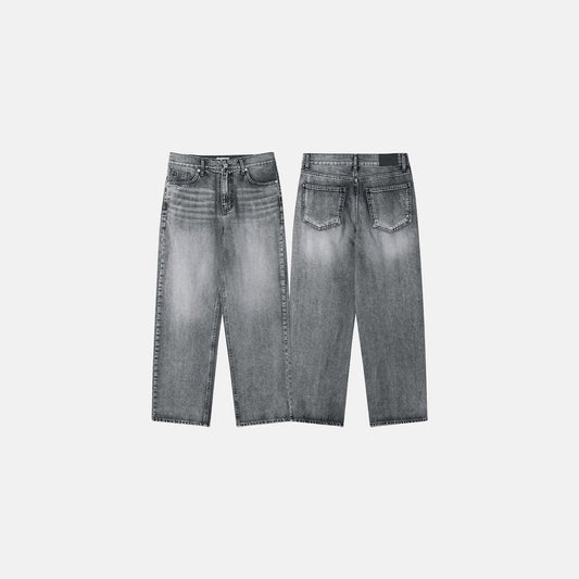MAGNOLIA Gray Black Denim Pants(GRAY) 商品画像1/9