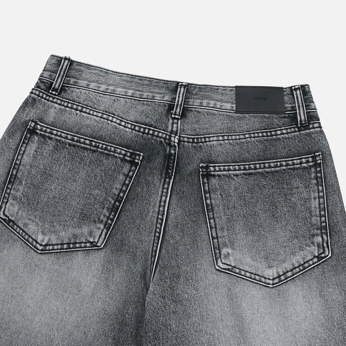MAGNOLIA Gray Black Denim Pants(GRAY) 商品画像6/9