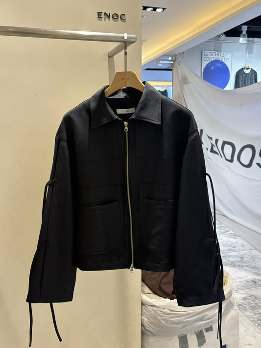 Hakama Jacket BLACK back