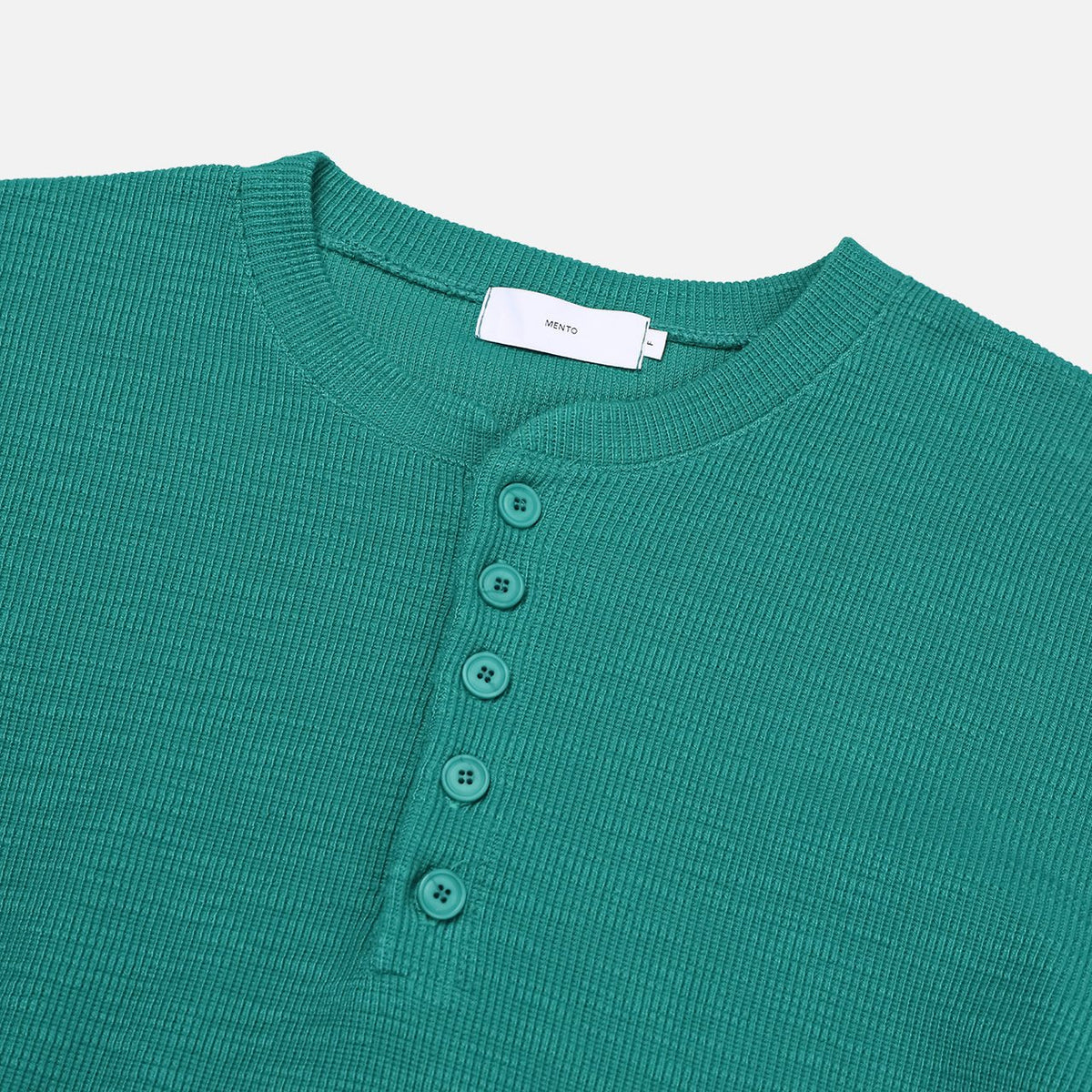 MAGNOLIA Henley Neck McCoy Long Sleeve Tee(GREEN,NAVY,BLACK) 商品画像2/12