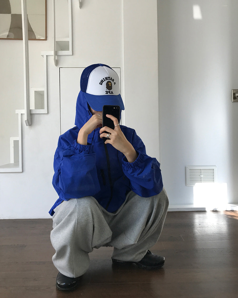 MAGNOLIA Hooded Zip-Up Windbreaker 韓国メンズファッション 07