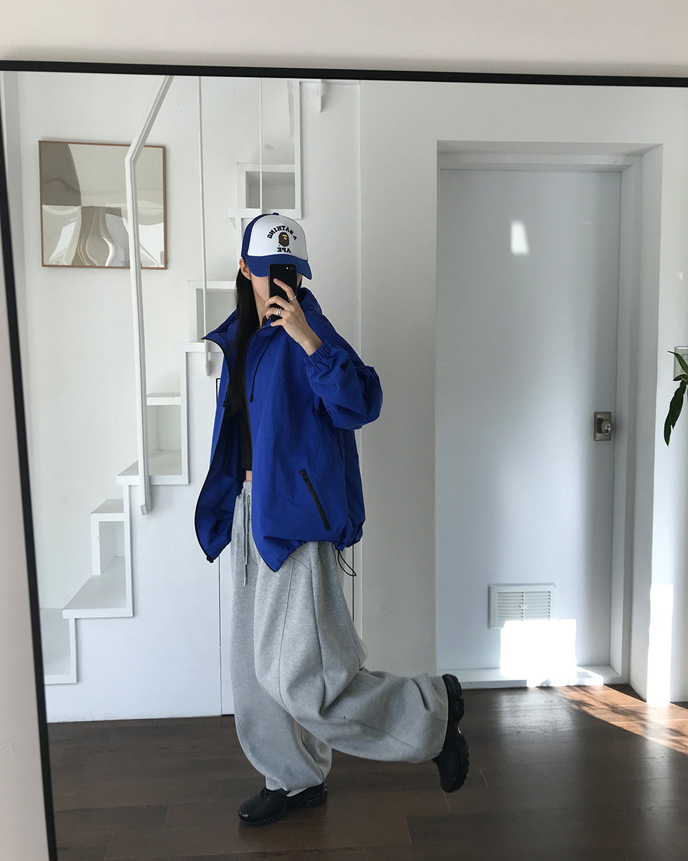 MAGNOLIA Hooded Zip-Up Windbreaker 韓国メンズファッション 08
