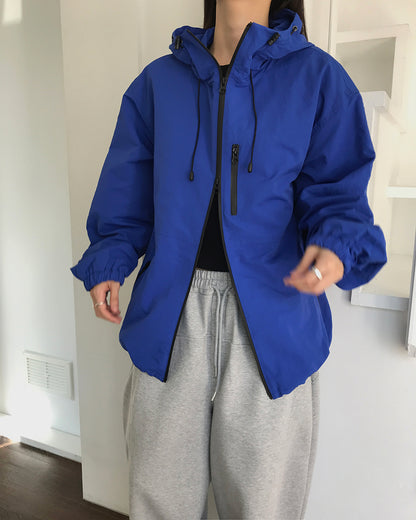 MAGNOLIA Hooded Zip-Up Windbreaker 韓国メンズファッション 10