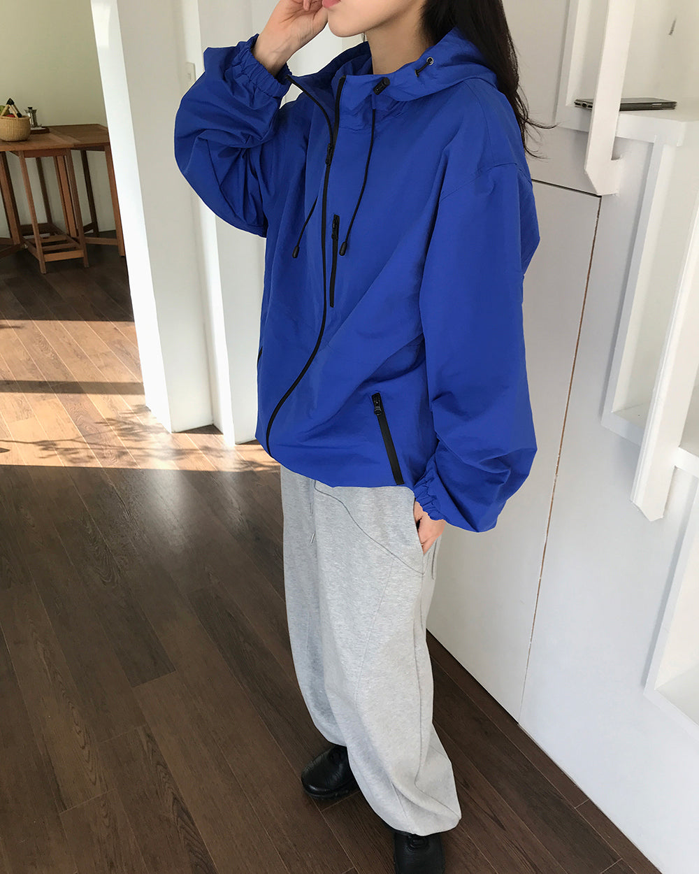 MAGNOLIA Hooded Zip-Up Windbreaker 韓国メンズファッション 12