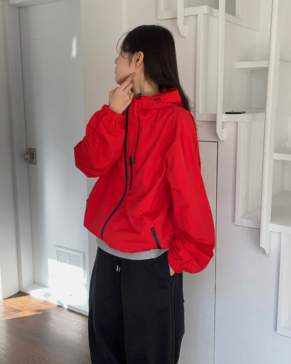 MAGNOLIA Hooded Zip-Up Windbreaker 韓国メンズファッション 15