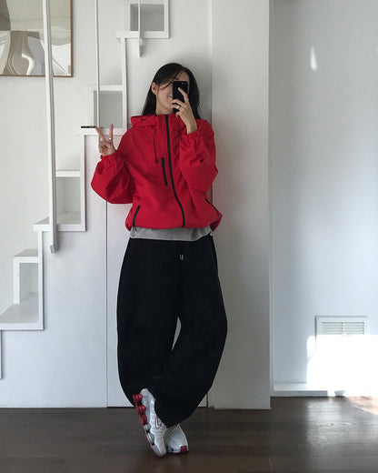 MAGNOLIA Hooded Zip-Up Windbreaker 韓国メンズファッション 16