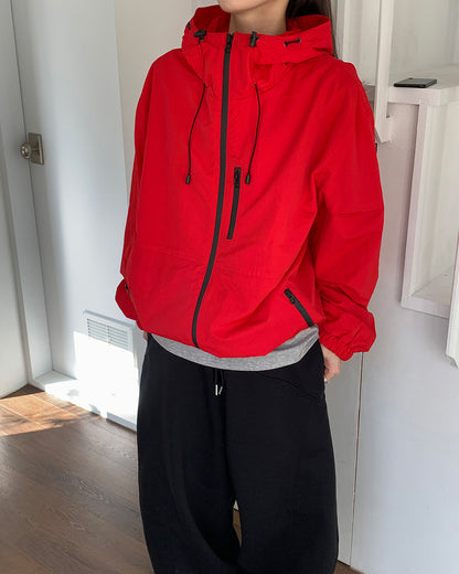 MAGNOLIA Hooded Zip-Up Windbreaker 韓国メンズファッション 20
