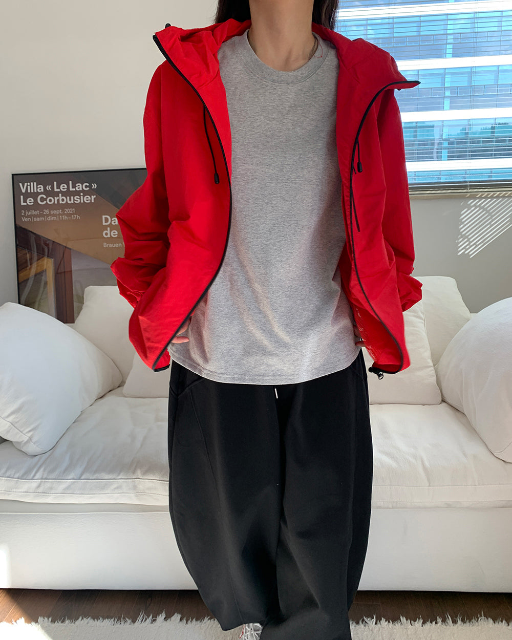 MAGNOLIA Hooded Zip-Up Windbreaker 韓国メンズファッション 21