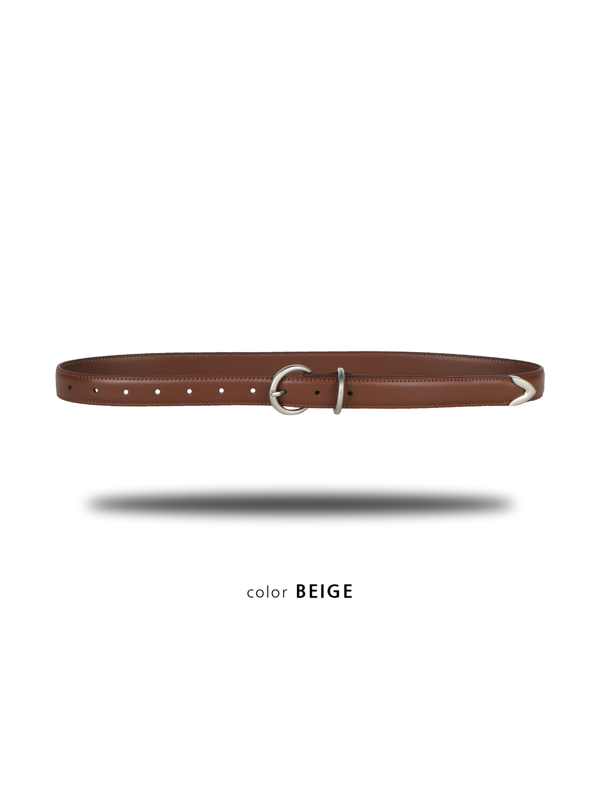MAGNOLIA Horseshoe Buckle Belt(BLACK,BROWN,BEIGE) 商品画像7/9
