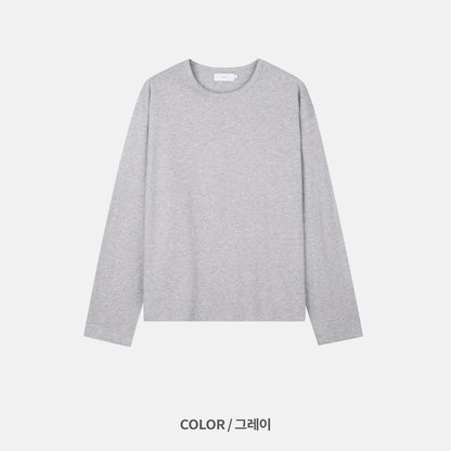 MAGNOLIA Jacklyn Boucle Long Sleeve Tee(VINTAGE IVORY,VINTAGE BLACK,GREEN,GRAY) 商品画像10/13