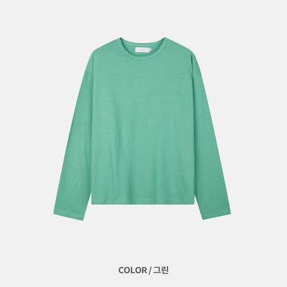 MAGNOLIA Jacklyn Boucle Long Sleeve Tee(VINTAGE IVORY,VINTAGE BLACK,GREEN,GRAY) 商品画像11/13