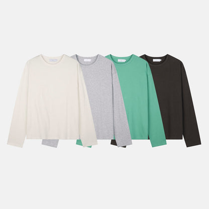 MAGNOLIA Jacklyn Boucle Long Sleeve Tee(VINTAGE IVORY,VINTAGE BLACK,GREEN,GRAY) 商品画像13/13