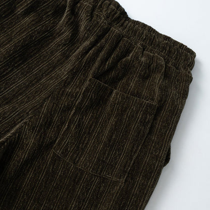 MAGNOLIA Jacquard Velvet Wide Pants(DARK OLIVE,NAVY,BLACK) 商品画像5/7