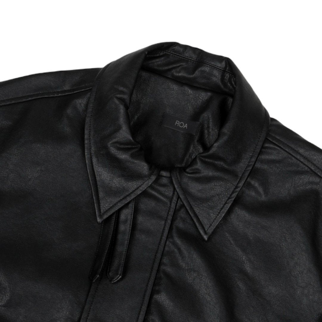 MAGNOLIA Kal Leather Jacket(BLACK) 商品画像8/13