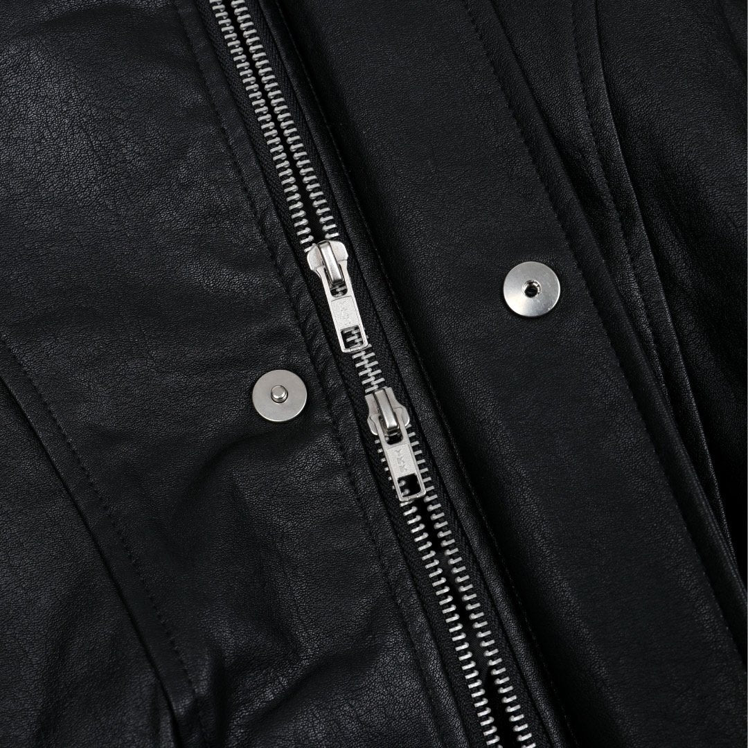 MAGNOLIA Kal Leather Jacket(BLACK) 商品画像10/13
