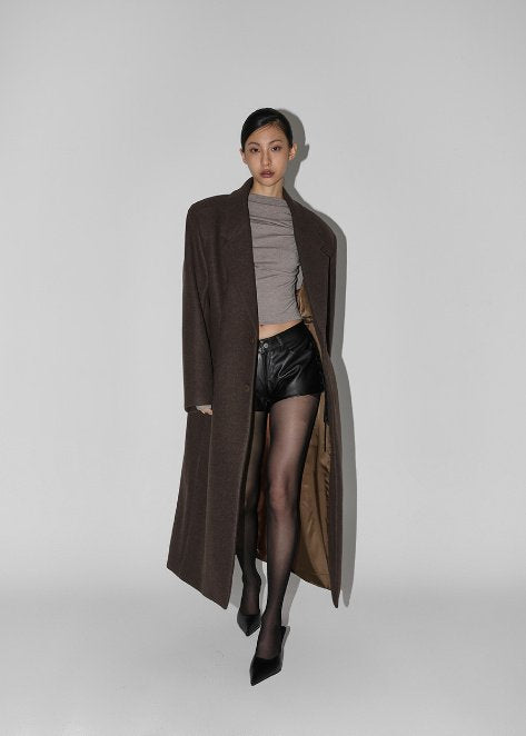 MAGNOLIA Lauren Dart Coat(OATMEAL,BROWN,CHARCOAL,BLACK) 商品画像4/19