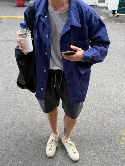 MAGNOLIA Lewa Dyeing Work Jacket(BROWN,BLUE) 商品画像25/29